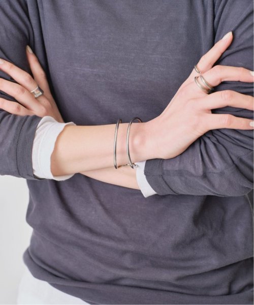 【Bijou R.I / ビジューアールアイ】Stitch Bent Bracelet