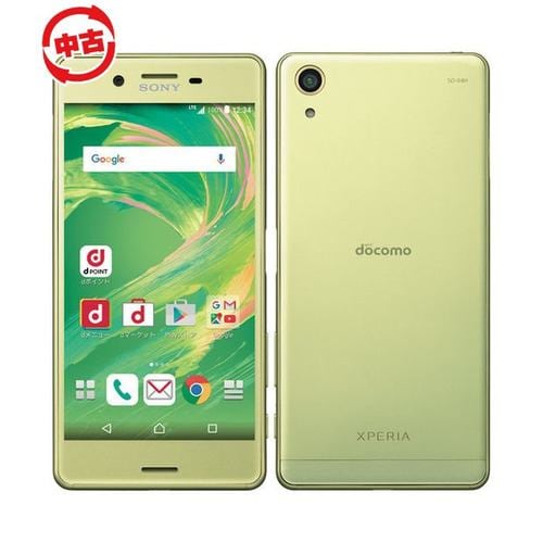 【中古】ソニーMobile Xperia X Performance 502SO SIMフリーライムゴールド Xperia X Performance ライムゴールド