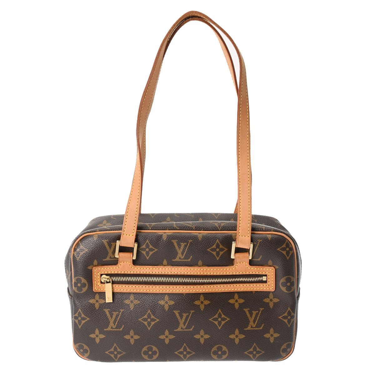 LOUIS VUITTON ルイヴィトン モノグラム シテ MM ブラウン M51182 レディース モノグラムキャンバス ハンドバッグ ABランク 中古 