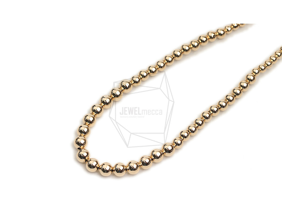 CHN-067-G【1個入り】ネックレスボールチェーン,ball chain necklace