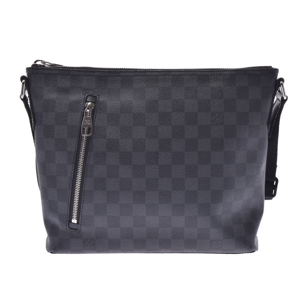 LOUIS VUITTON ルイヴィトン ダミエ グラフィット ミックPM 黒/グレー系 N41211 メンズ ダミエグラフィットキャンバス ショルダーバッグ Aランク 中古 