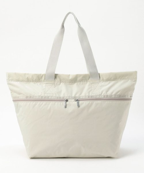 CARLIN ZIP TOP TOTE BAGシルバーバーチ