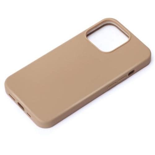 PGA PG-21NMGSC02BE iPhone 13 Pro用 MagSafe対応 抗菌スリムシリコンケース Premium Style ベージュPG21NMGSC02BE