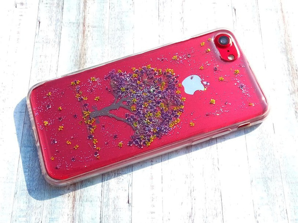 Annyさんのワークショップ花ホルダーfor iPhone 7、iPhone 8、Bloom