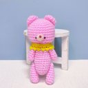 【amigurumi】カラフルミニあみぐるみくま♡ピンク