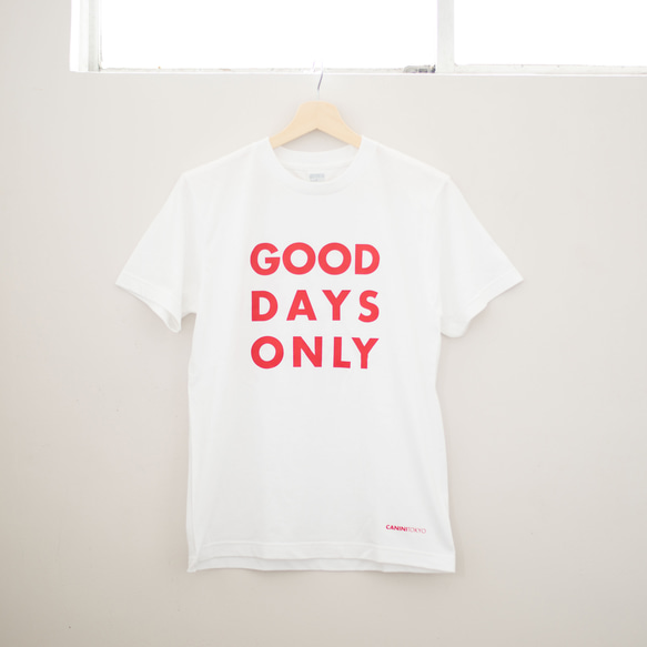 ロゴ Tシャツ【GOOD DAYS ONLY 】良い日だけ！