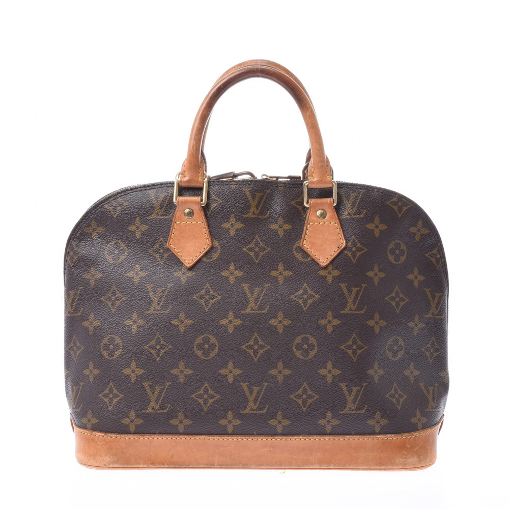 LOUIS VUITTON ルイヴィトン モノグラム アルマ ブラウン M51130 レディース ハンドバッグ Cランク 中古 