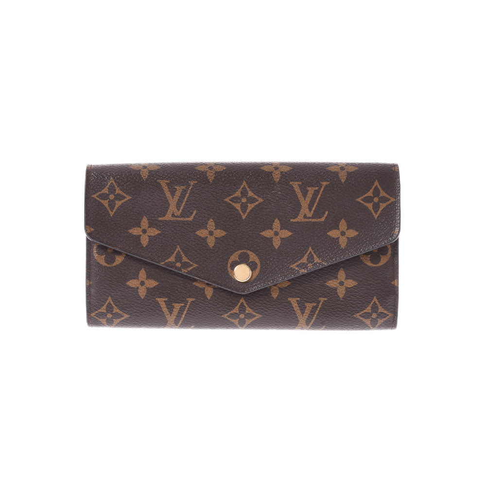 LOUIS VUITTON ルイヴィトン モノグラム ポルトフォイユサラ ローズバレリーヌ M62235 レディース モノグラムキャンバス 長財布 Bランク 中古 