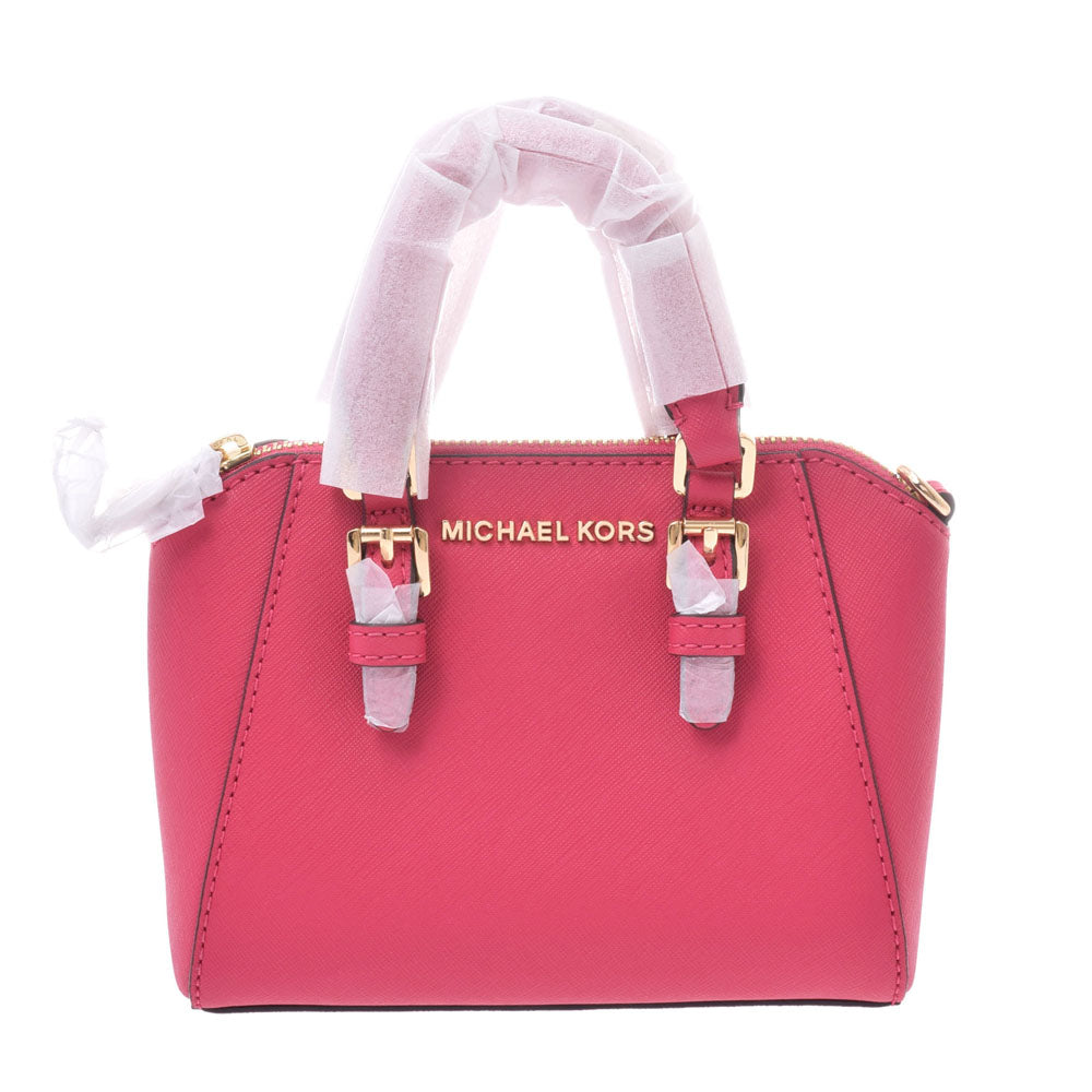 Michael Kors マイケルコース クロスボディバッグ ミニ ピンク ゴールド金具 35H9GGFC6L レディース カーフ ショルダーバッグ 未使用 