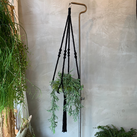 HANGING PLANTER マクラメ編みハンギングプランター