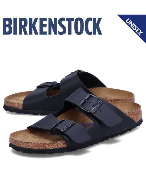 ビルケンシュトック BIRKENSTOCK アリゾナ サンダル メンズ レディース ビルコフロー ソフトフットベッド 普通幅 細幅 ARIZONA ブラック 黒