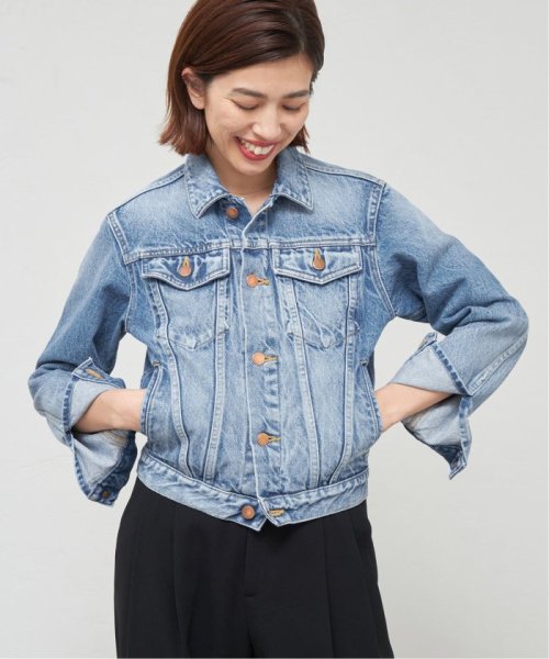 【INSCRIRE/アンスクリア】Tight Fit Denim Jacket デニムジャケット ID－JK29