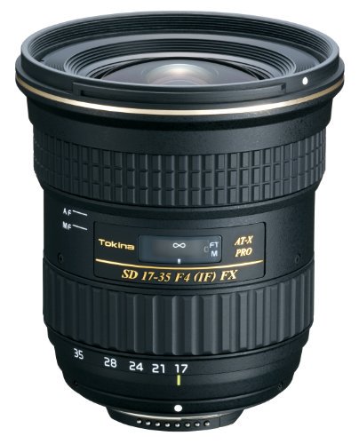 Tokina ズームレンズ AT-X 17-35 PRO FX 17-35mm F4 (IF) ASPHERICAL ニコン用 フルサイズ対応【中古品】