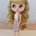 Honeybee pencil skirt for Blythe ブライス　アウトフィット　タイトスカート