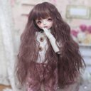 BJD 1/3 1/4  1/6人形 ドール用ウィッグ カツラ 耐熱 ハンドメイドzxww-328