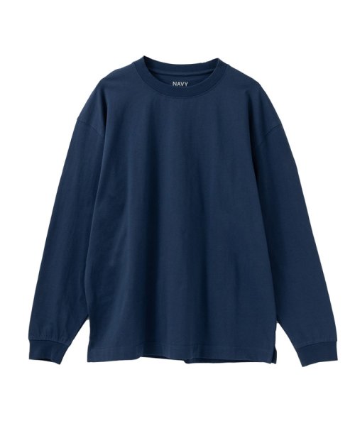 NAVY ネイビー USコットン ベーシックロングスリーブTシャツ メンズ CO235－MC005