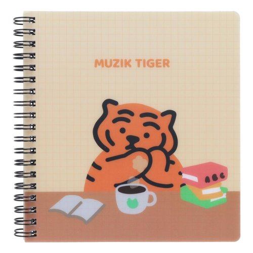 MUZIK TIGER ムジークタイガー リングノート Wリングノート A サンスター文具 学校 オフィス ギフト キャラクター グッズ