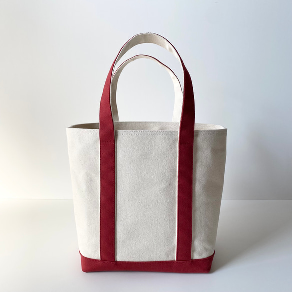 bicolor totebag  キナリ×キャニオンレッド