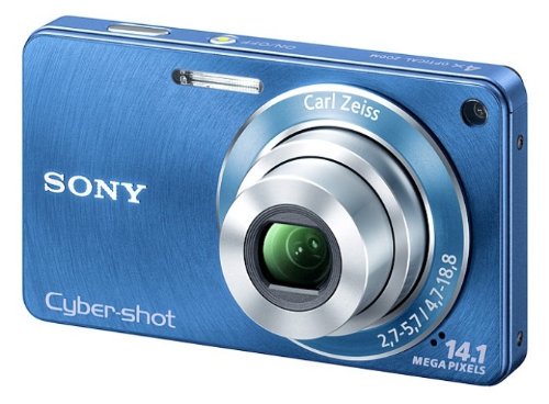 SONY デジタルカメラ Cybershot W350 ブルー DSC-W350/L【中古品】