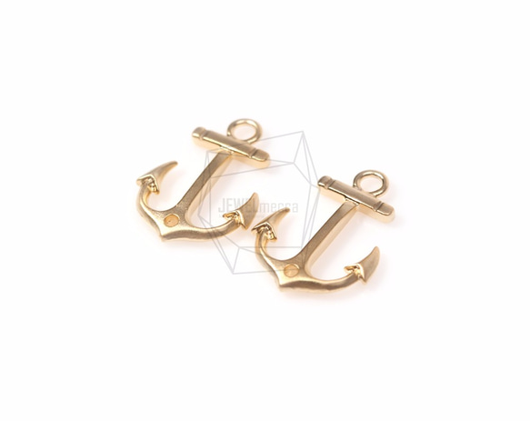 PDT-488-MG【4個入り】ミニアンカーペンダント,Mini Anchor Charm Pendant