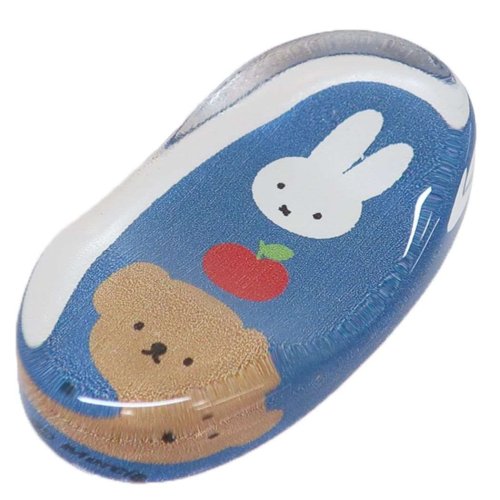 ミッフィー 絵本キャラクター クリア箸置き チョップスティックレスト miffy and boris ブルー ディックブルーナ プレゼント