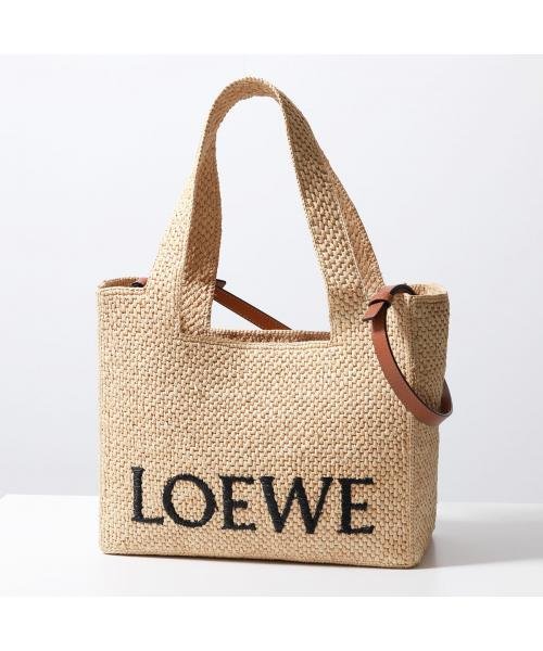 LOEWE かごバッグ A685B61X05 ラフィア ロゴ