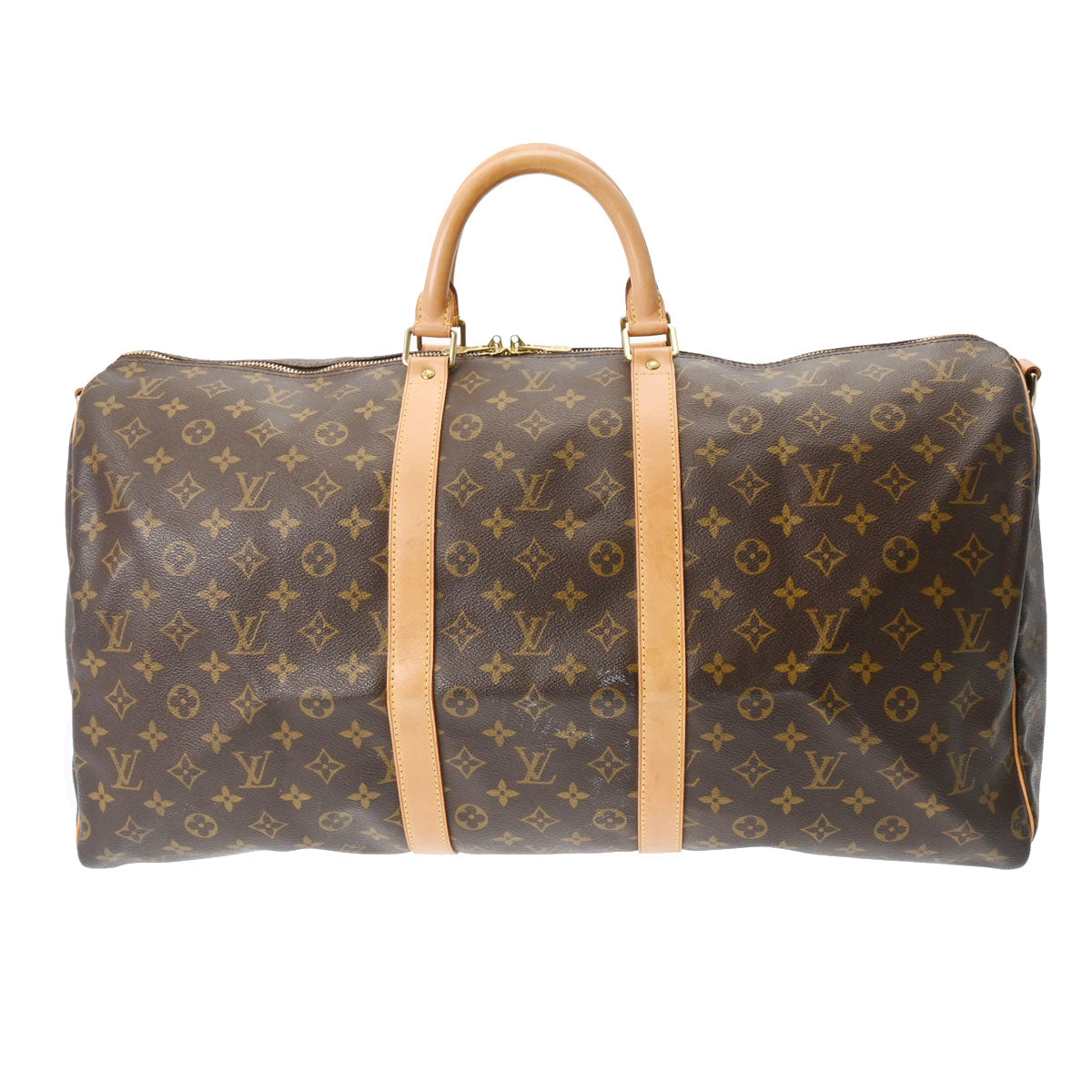 LOUIS VUITTON ルイヴィトン モノグラム キーポル バンドリエール 55 ブラウン M41414 ユニセックス モノグラムキャンバス ボストンバッグ Bランク 中古 