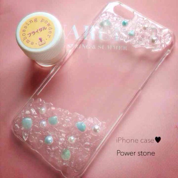 iPhone6sケース♡アクアマリン