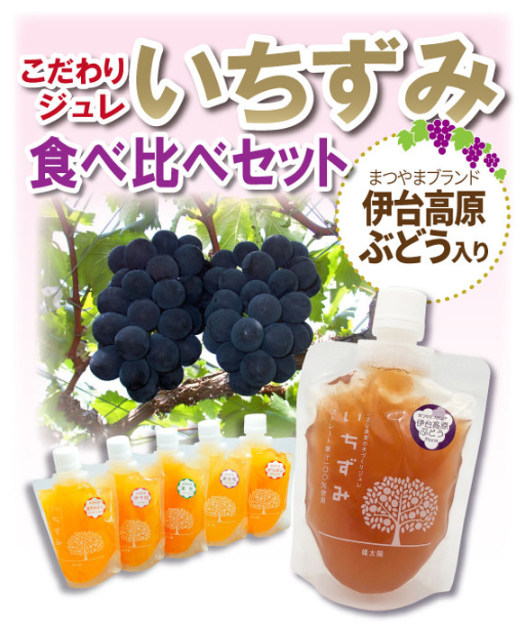 【ぶどう入り！6種食べ比べセット】愛媛県産本格ジュレ「いちずみ」＜6個入＞【手土産・プレゼント・ご自宅用】