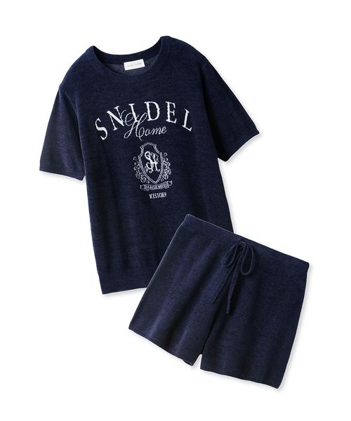 SNIDEL HOME/エンブレムロゴニットセットアップ