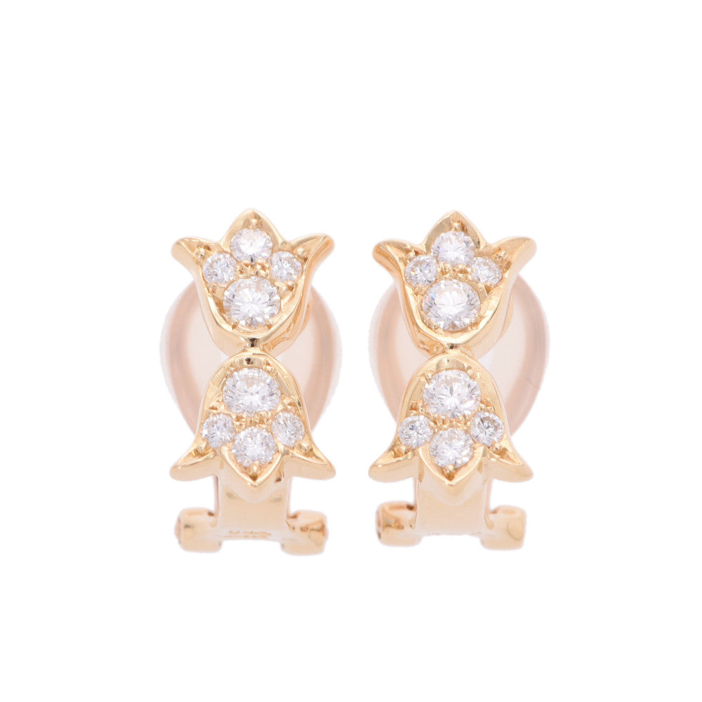 Dior ディオール ダイヤ0.43ct レディース K18YG イヤリング Aランク 中古 