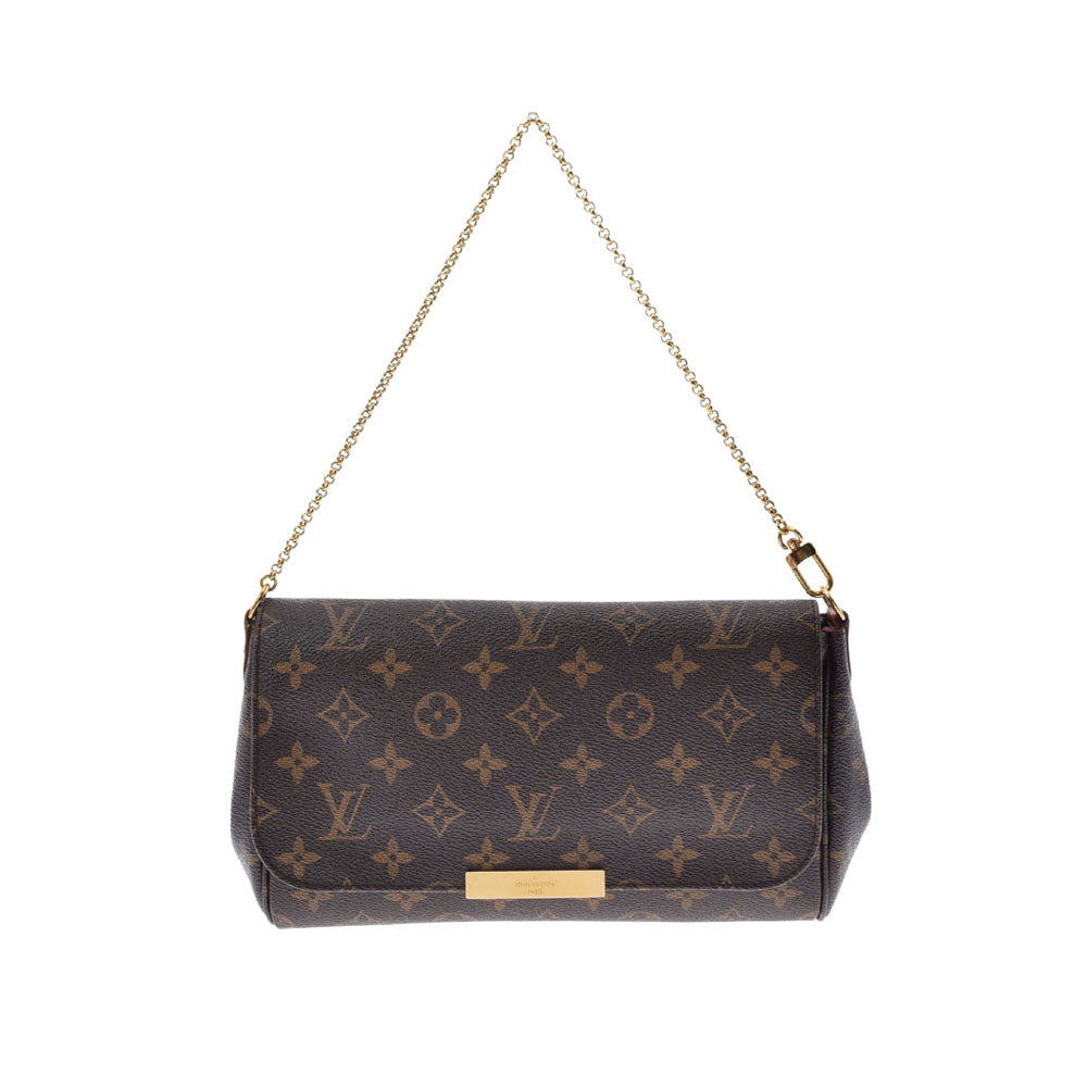 LOUIS VUITTON ルイヴィトン モノグラム フェイボリットMM 2WAY ブラウン M40718 レディース モノグラムキャンバス ショルダーバッグ Bランク 中古 