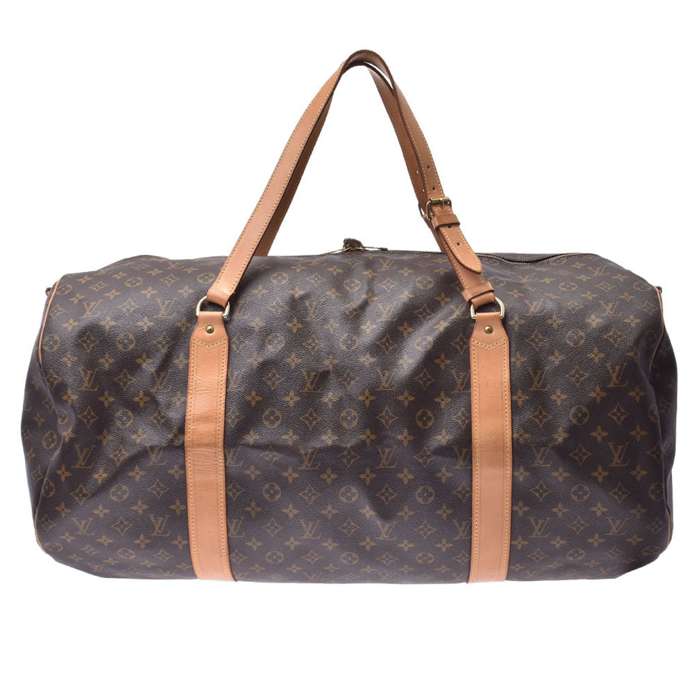 LOUIS VUITTON ルイヴィトン モノグラム サックポロション ブラウン M41222 ユニセックス モノグラムキャンバス ボストンバッグ Bランク 中古 