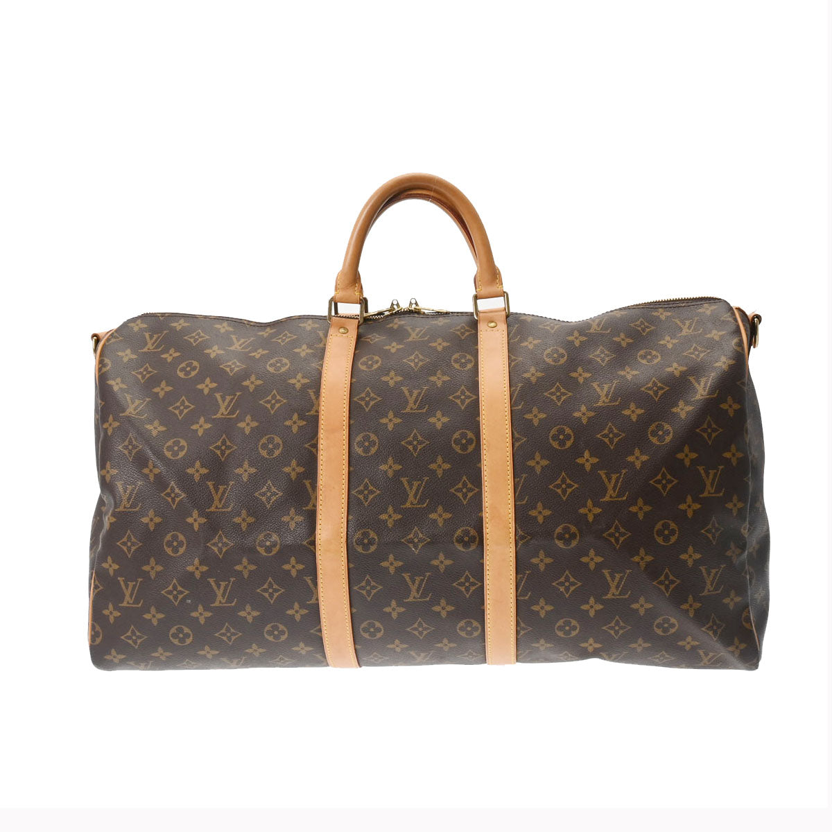 LOUIS VUITTON ルイヴィトン モノグラム キーポル バンドリエール 55 ブラウン M41414 レディース モノグラムキャンバス ボストンバッグ ABランク 中古 