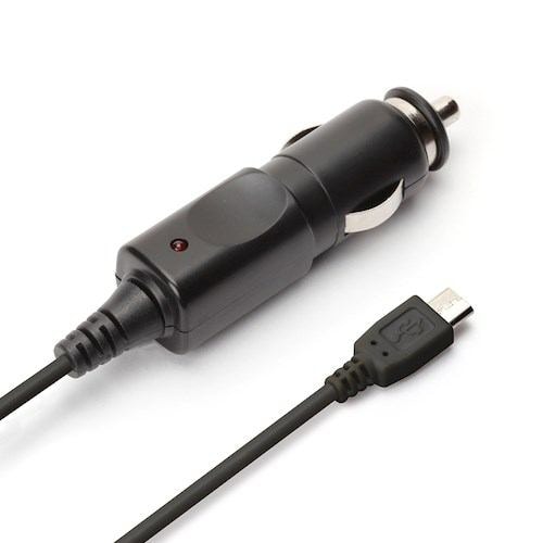 PGA PG-MDC20A01BK microUSBコネクタ搭載 車載用DC充電器 出力 2A iCharger 1.5m ブラック