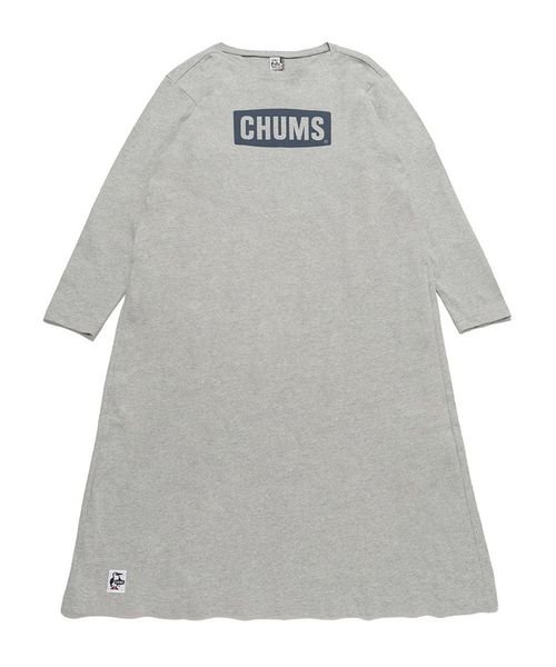 CHUMS Logo L/S T－Dress (チャムス ロゴ L/S Ｔシャツ)