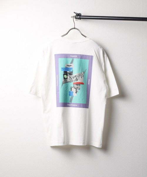 【Kt】【FM5706】【SIXSENCERECORD×FRANKLIN & MARSHALL】BACKプリントS/S TEE