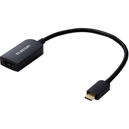 エレコム MPA-CHDMIQBK 映像変換アダプター／USB Type-C to HDMI／ミラーリング対応／60Hz／0.15m／ブラック MPACHDMIQBK