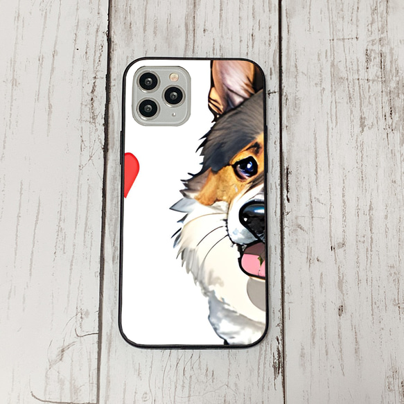 iphoneケース4-2-5 iphone 強化ガラス 犬・いぬ・ワンちゃん 箱13 かわいい アイフォン iface