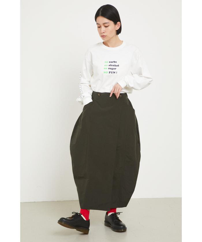 ヘリンドットサイ/Circle double stitch skirt