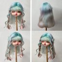 オビツ11ウィッグ モヘア手編みカツラドール