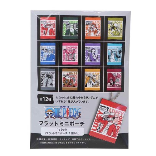 ワンピース ミニポーチ フラットミニポーチ 全12種 少年ジャンプ ケイカンパニー コレクション雑貨 アニメキャラクター グッズ