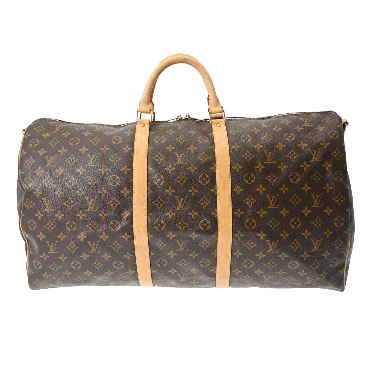 LOUIS VUITTON ルイヴィトン モノグラム キーポル バンドリエール 60 ブラウン M41412 ユニセックス モノグラムキャンバス ボストンバッグ Bランク 中古 