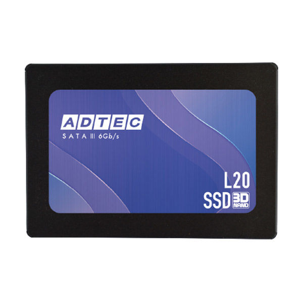 ３Ｄ　ＮＡＮＤ　ＳＳＤ　ＡＤーＬ２０Ｄシリーズ　１ＴＢ　AD-L20DS25I-1TB　1式 アドテック（直送品）