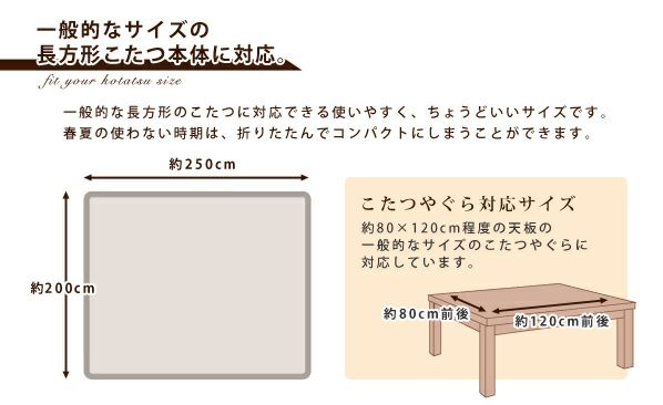 東洋紡 アルファイン 防ダニ 薄掛けこたつ布団 長方形