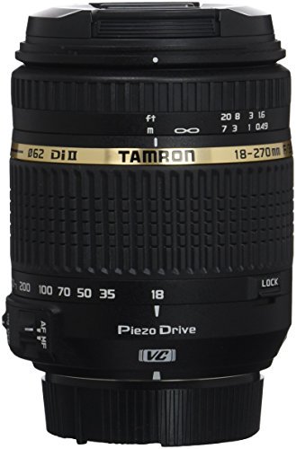 TAMRON 高倍率ズームレンズ 18-270mm F3.5-6.3 DiII VC PZD ニコン用 APS-C専用 B008N【中古品】