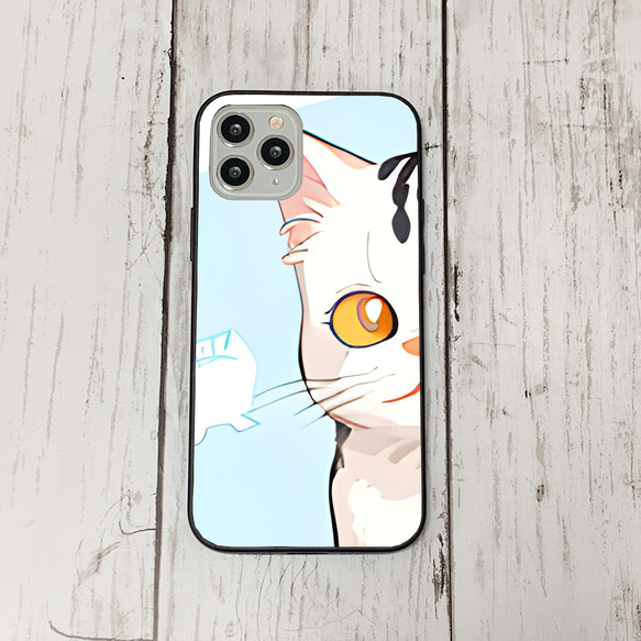 iphoneケース4-1-44 iphone 強化ガラス ねこ・猫・ネコ 箱1 かわいい アイフォン iface