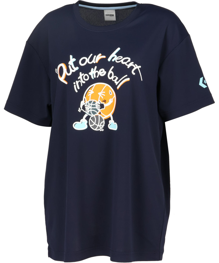 CONVERSE/CONVERSE コンバース バスケット ガールズプリントTシャツ CB3413･･･