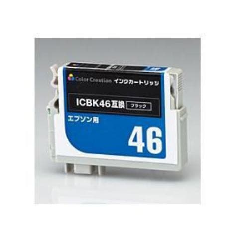 カラークリエイション CIE-ICBK46 エプソン用互換インクカートリッジ ブラック