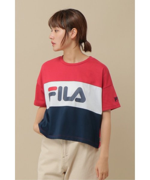 FILA 切り替えロゴTシャツ